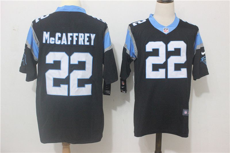 Men Carolina Panthers #22 Mccaffrey Black Nike Vapor Untouchable Limited NFL Jerseys->chicago bears->NFL Jersey